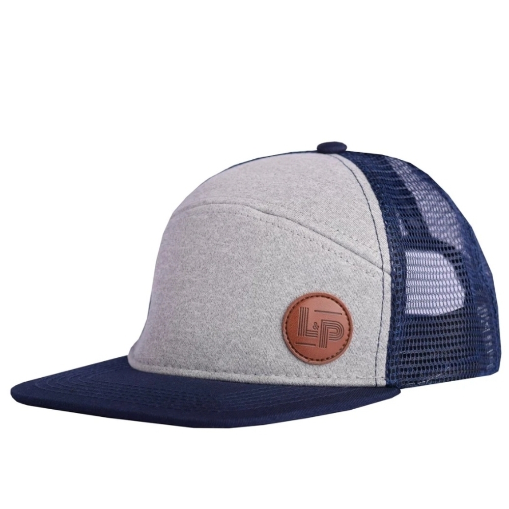 6-24 Months L&P Apparel NEW Snapback Orleans Gray and Blue Trucker Cap